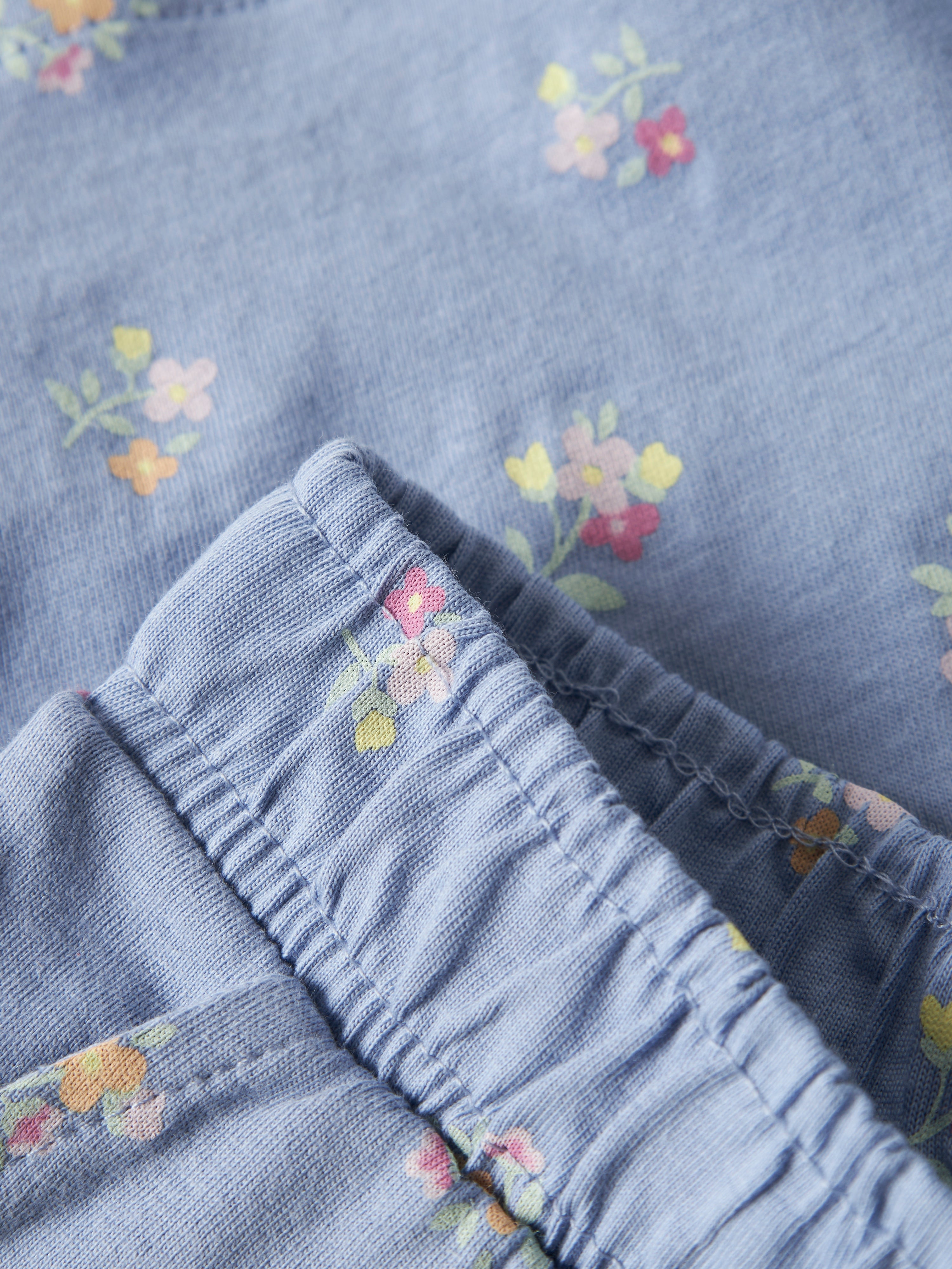 Short Floral Lila Mini