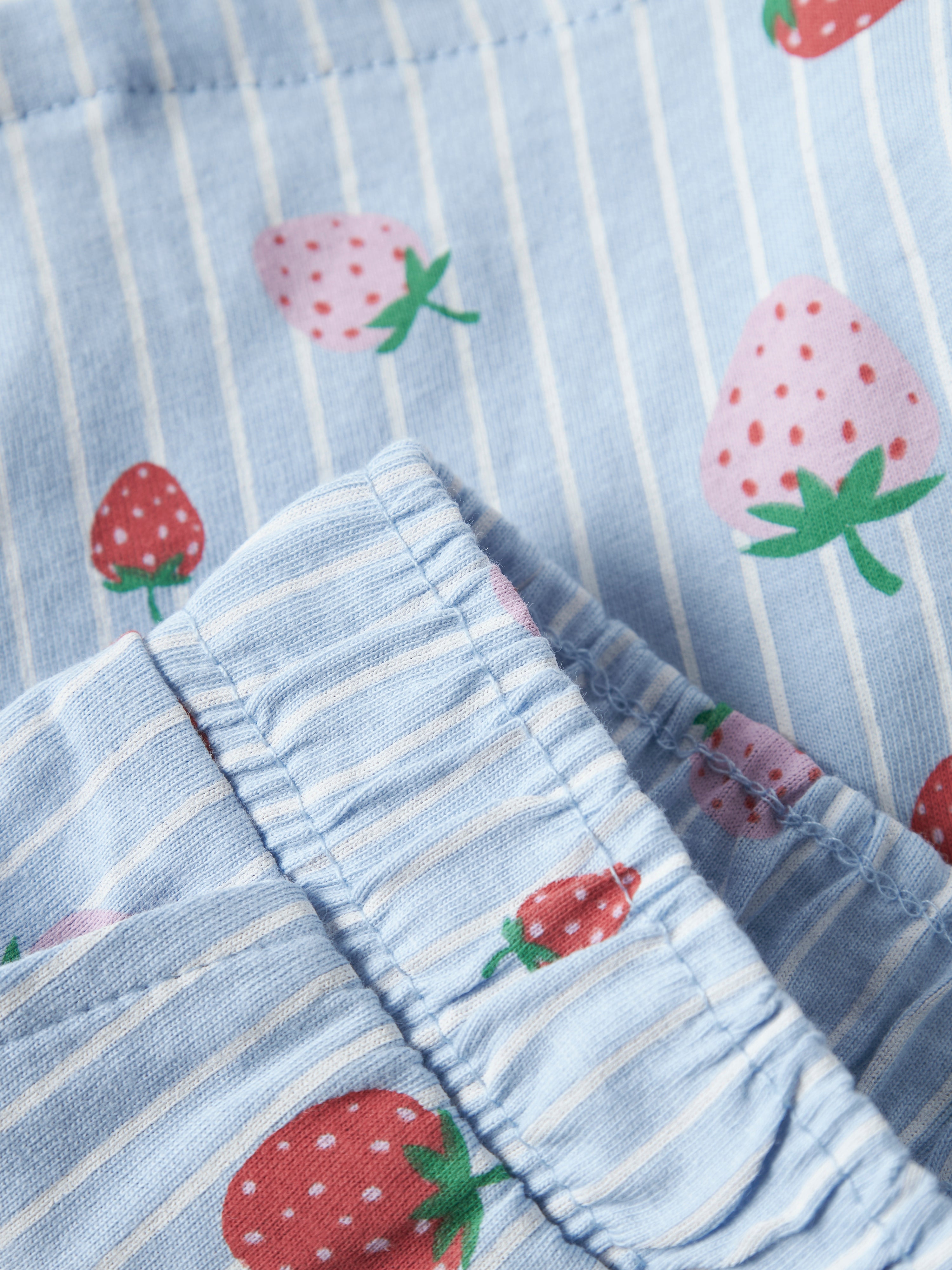 Short Fresa Azul Mini