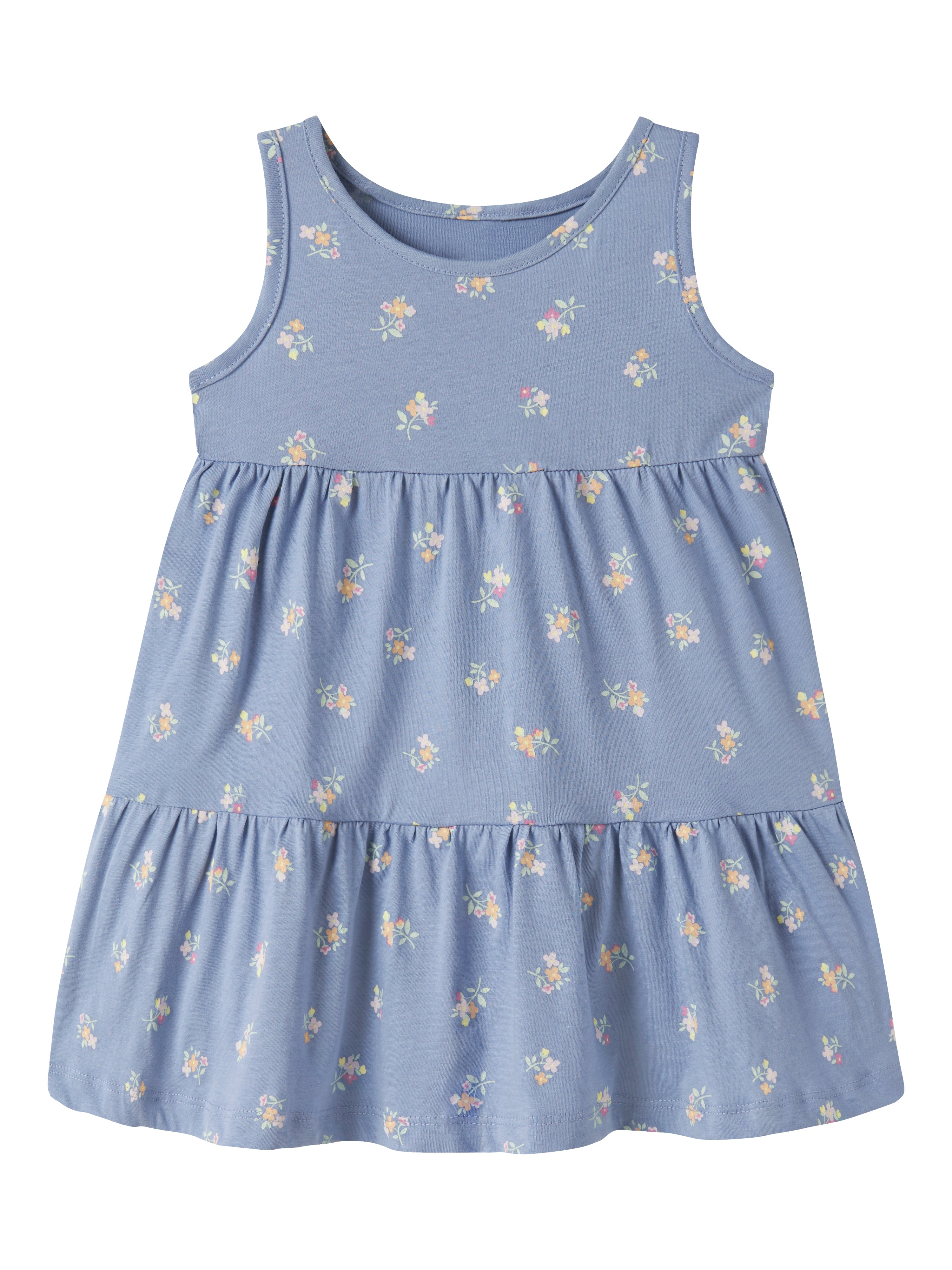 Vestido Flores Lila Mini