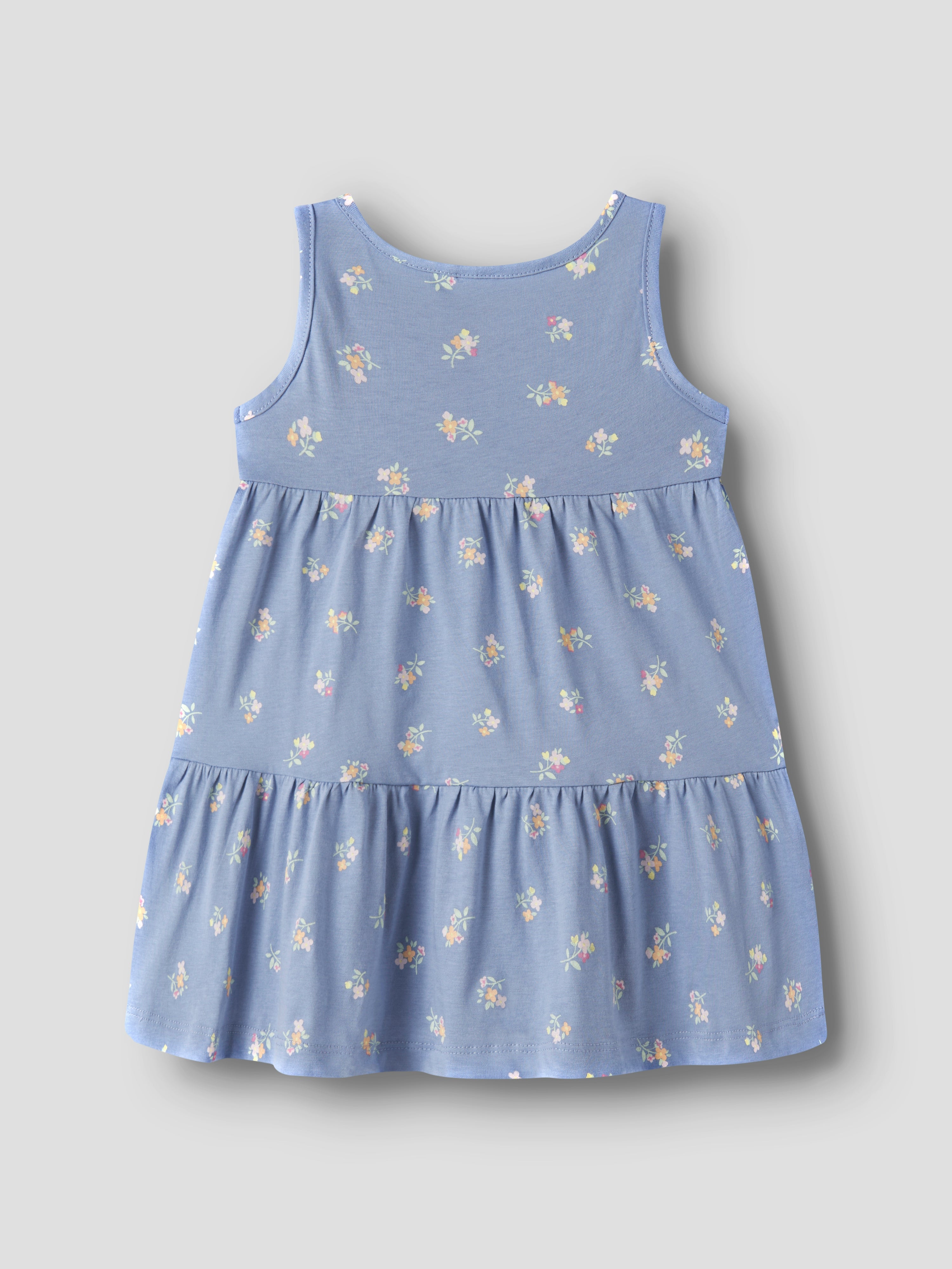 Vestido Flores Lila Mini