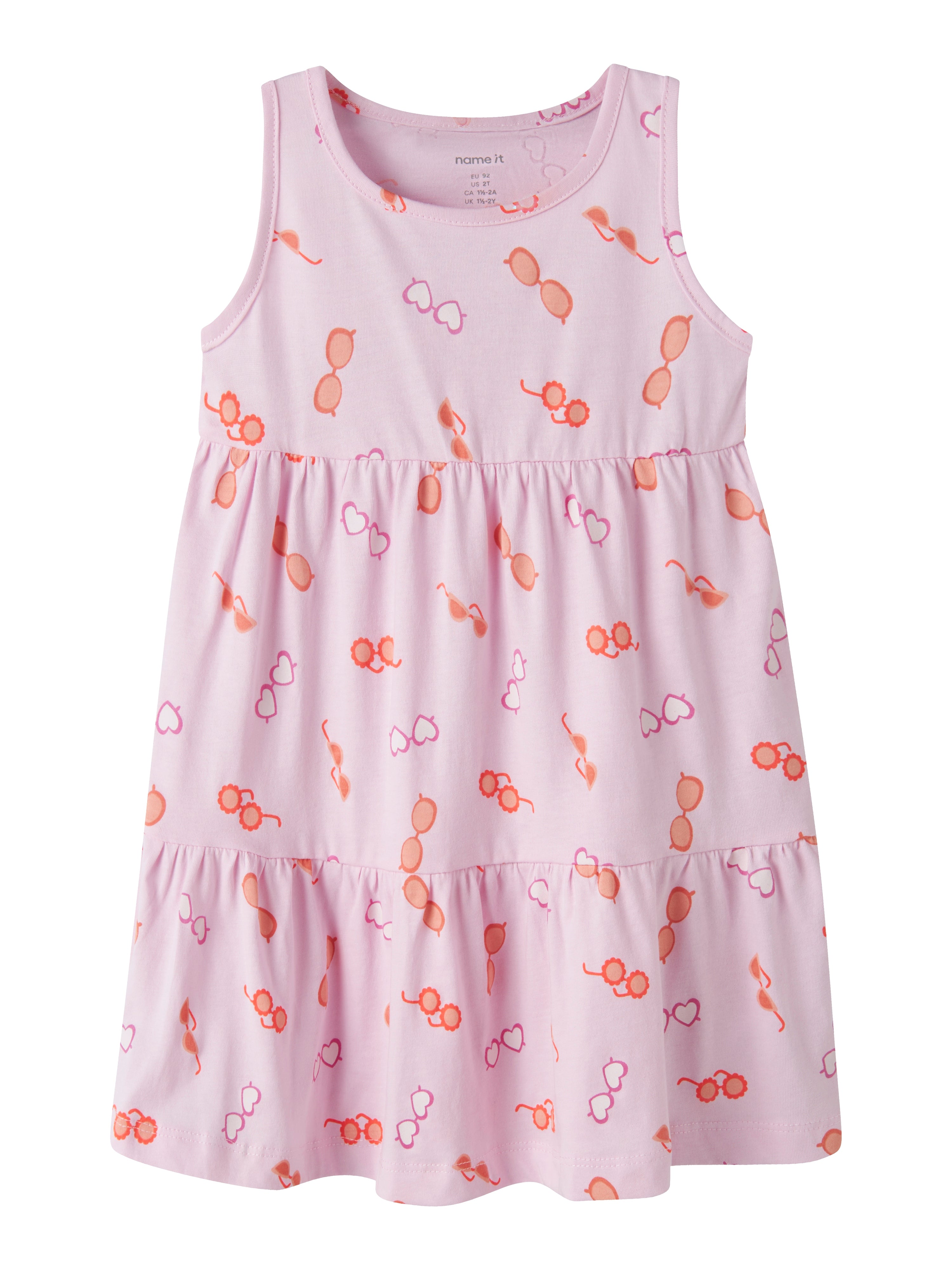 Vestido Rosa Gafas Mini