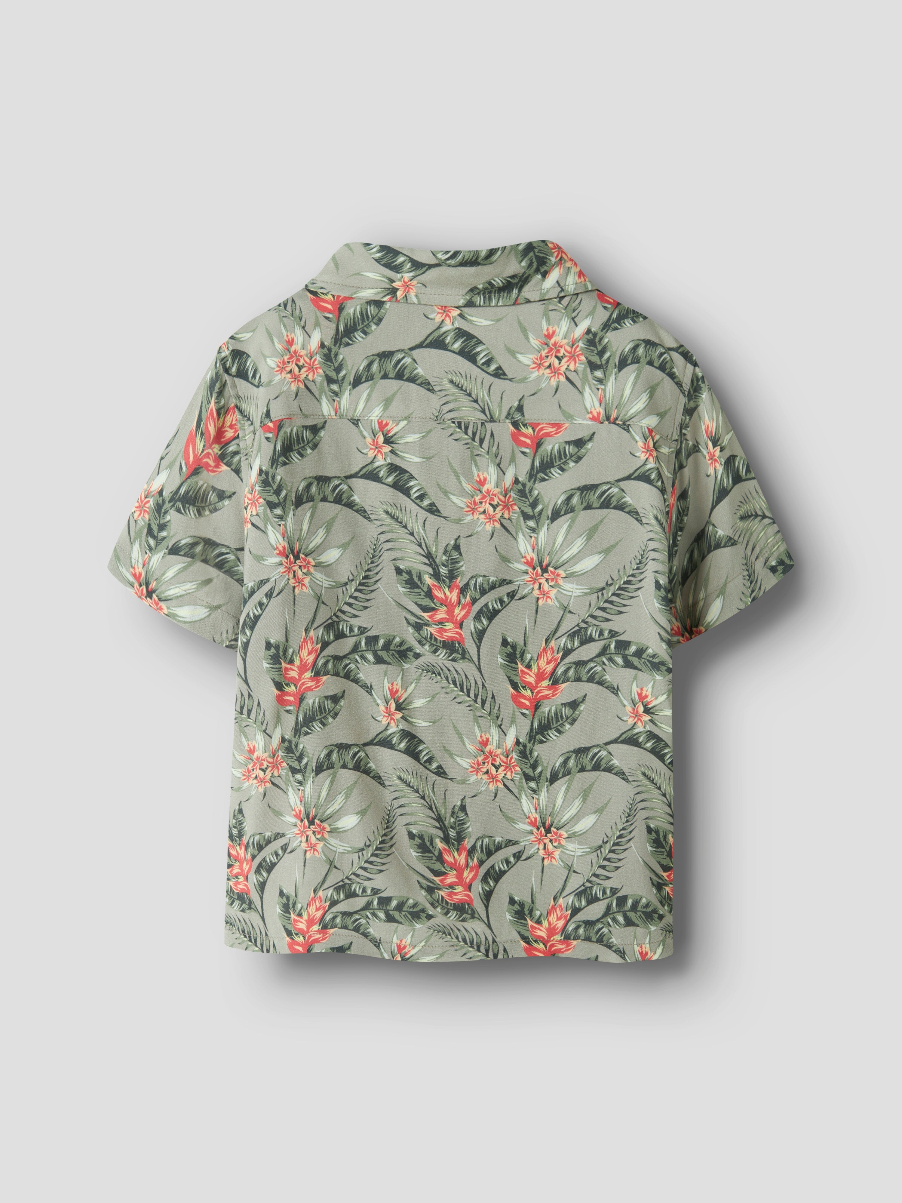Camisa Tropical Verde Mini