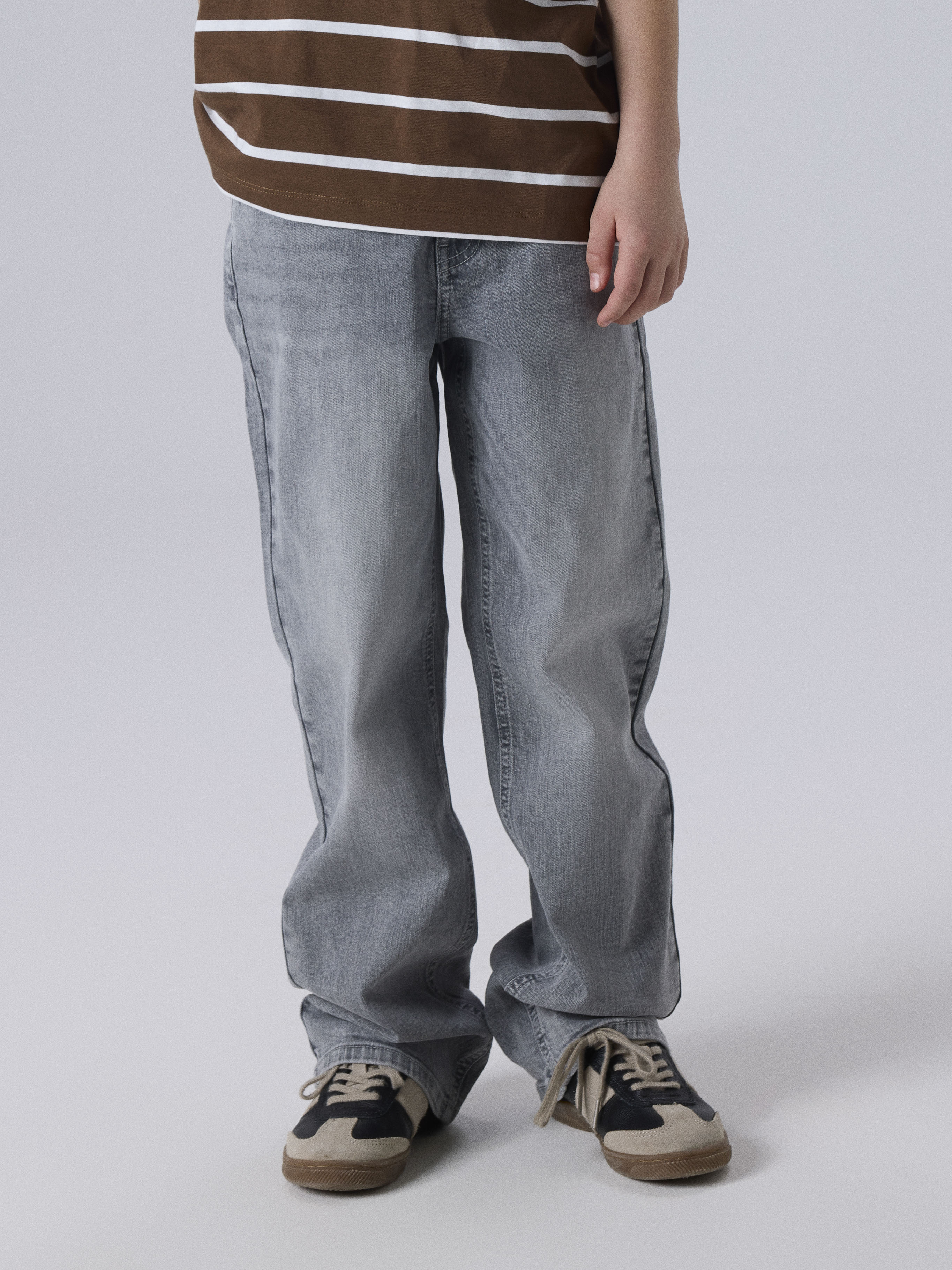 Jeans Straight Medium Grey