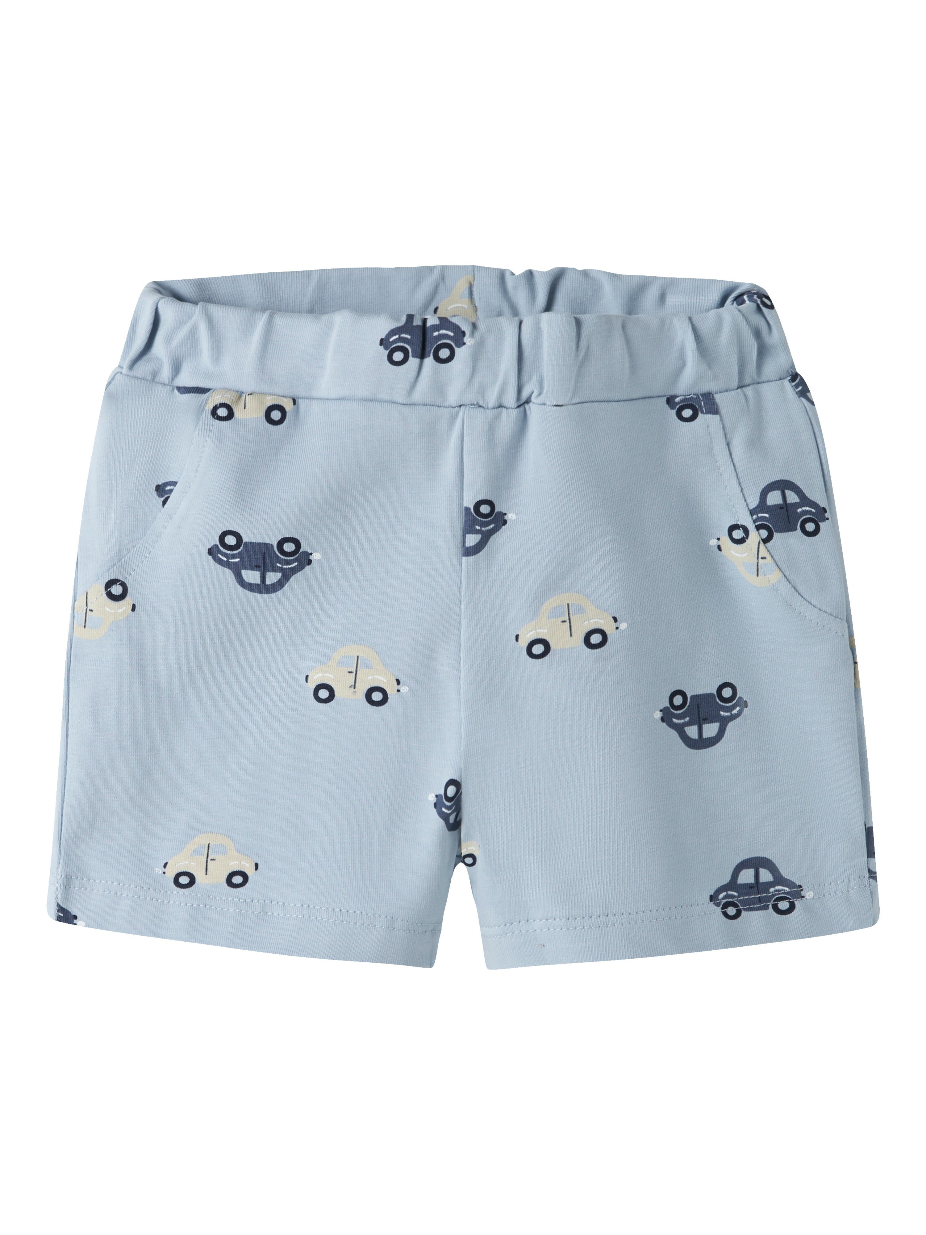 Short Coche Azul Bebé