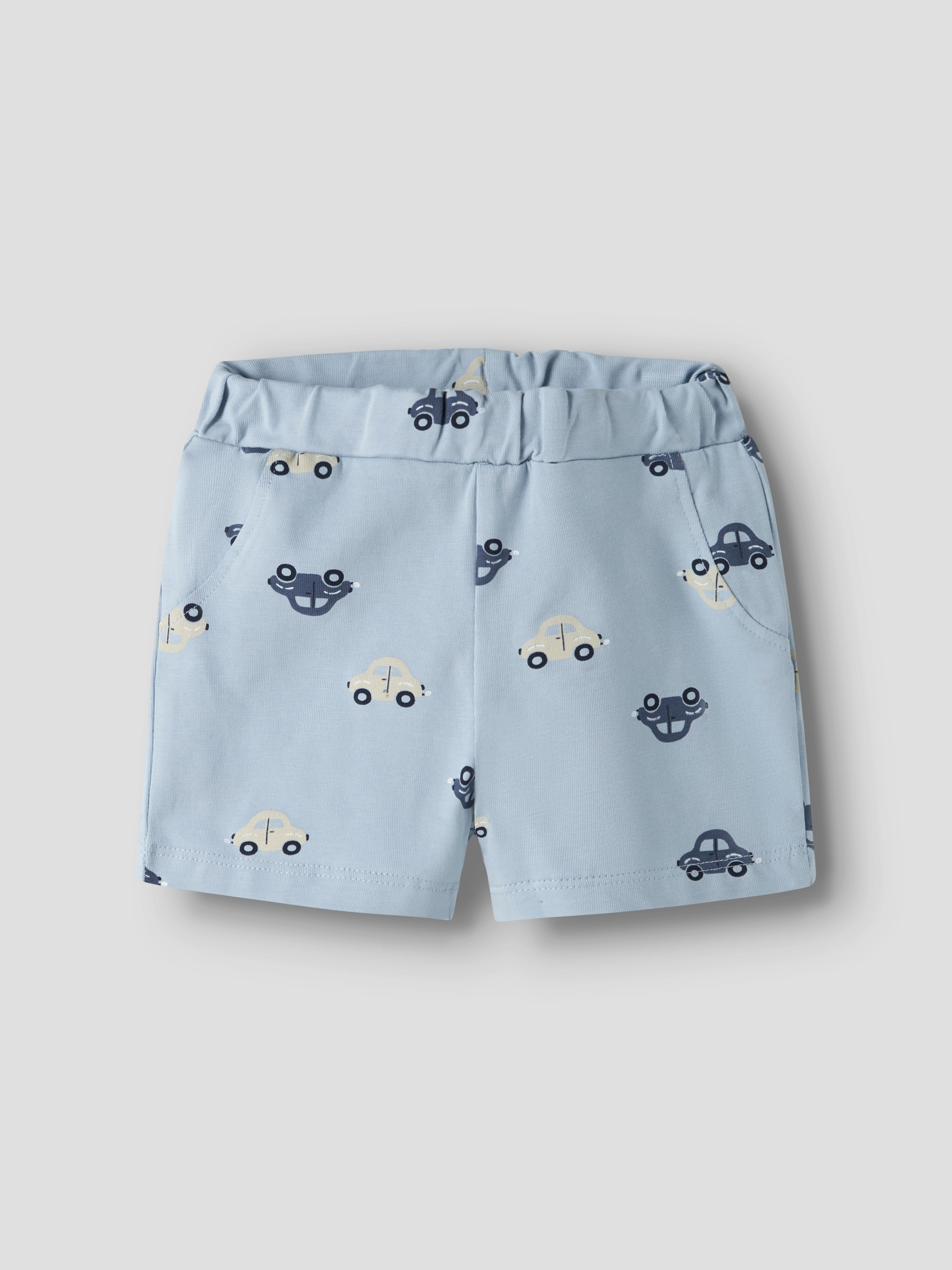 Short Coche Azul Bebé