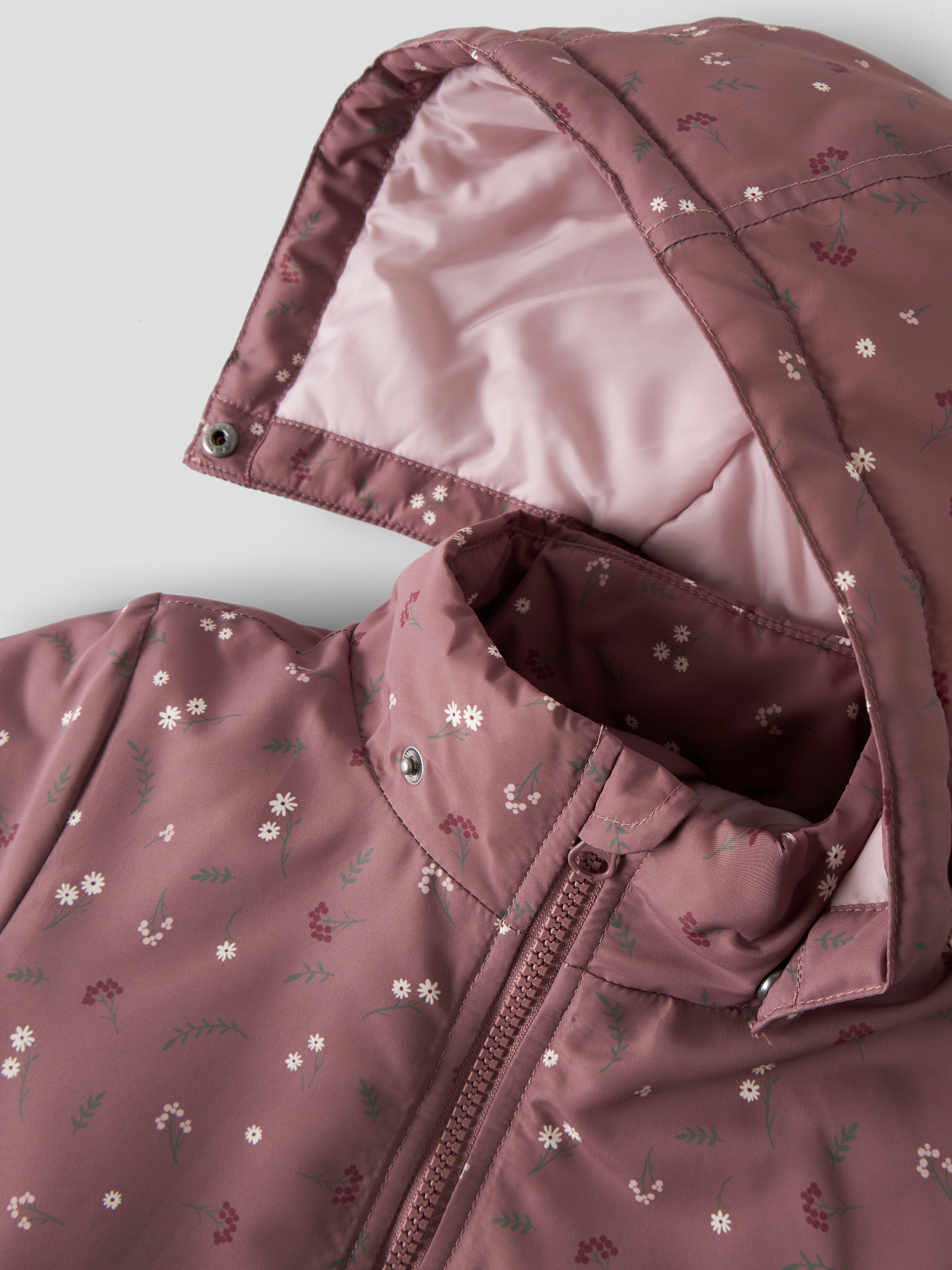Chaqueta Floral Malva Mini