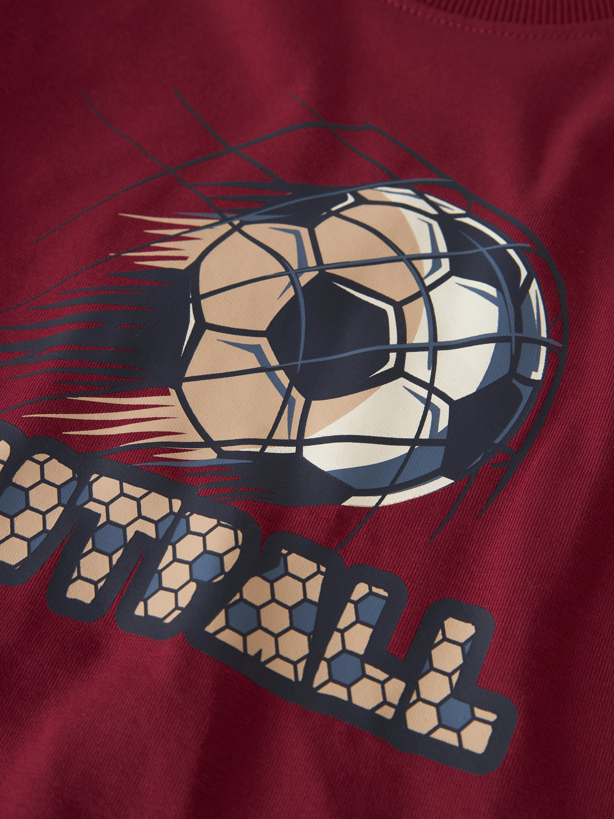 Camiseta Football Roja Mini