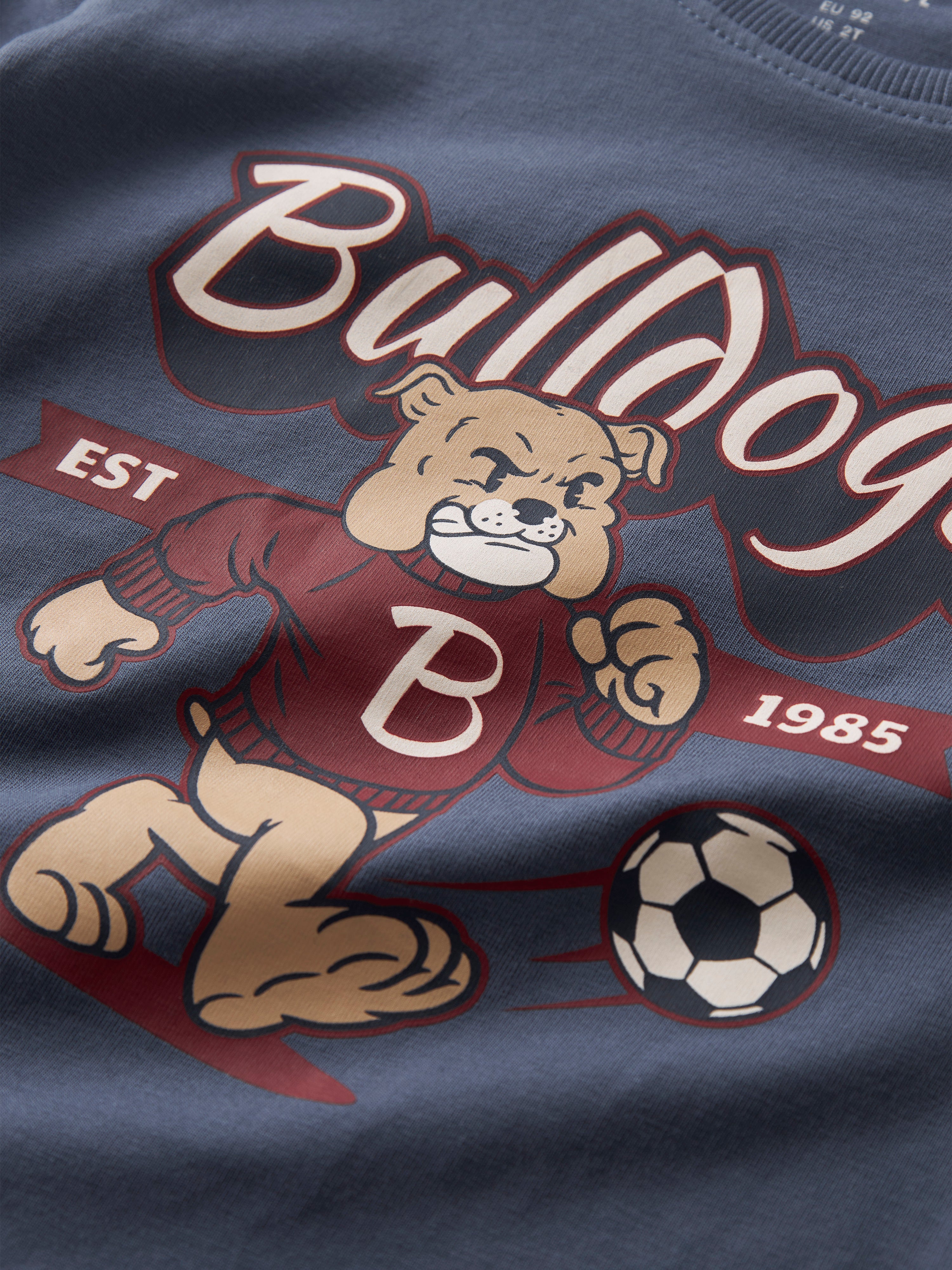 Camiseta Bulldogs Azul Mini