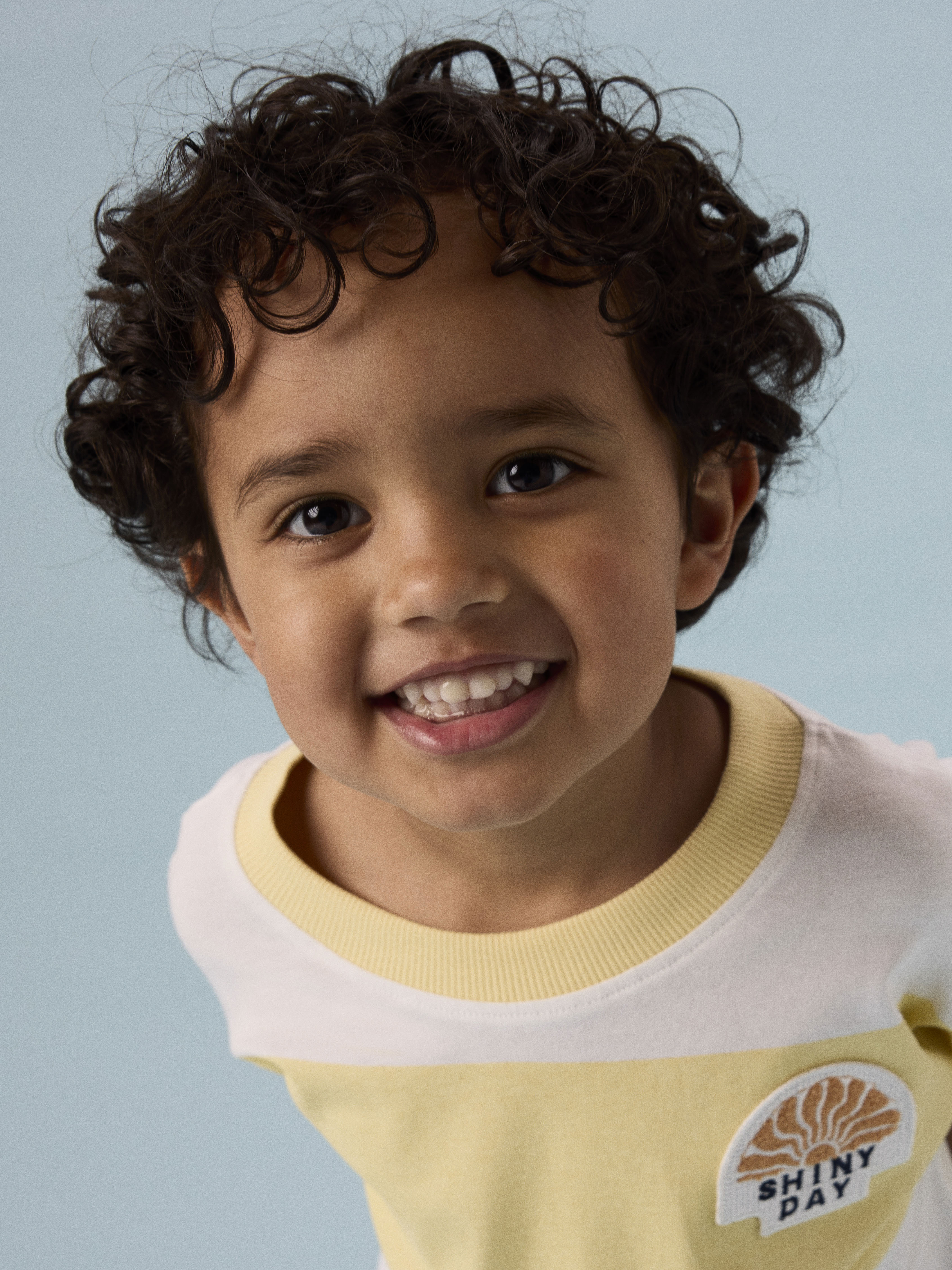 Camiseta Shiny Day Amarilla Mini