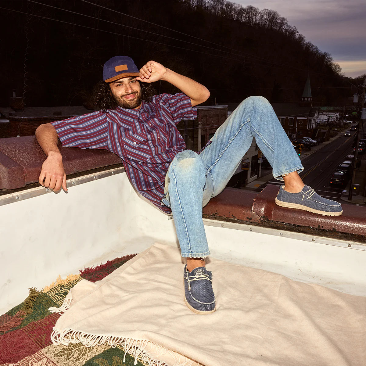 Naticos Wally Braided Denim