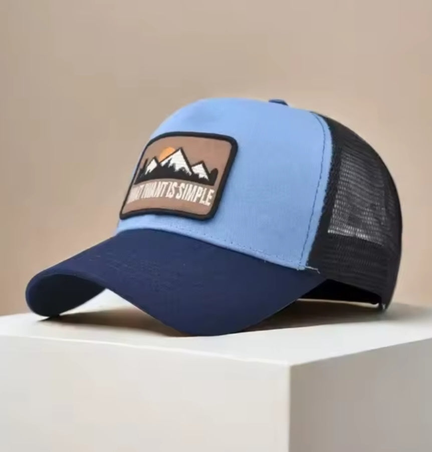 Gorra Mountain Azul Tricolor