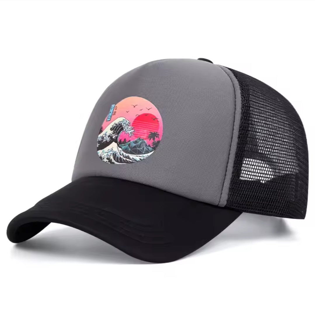 Gorra Wave Negro/Gris