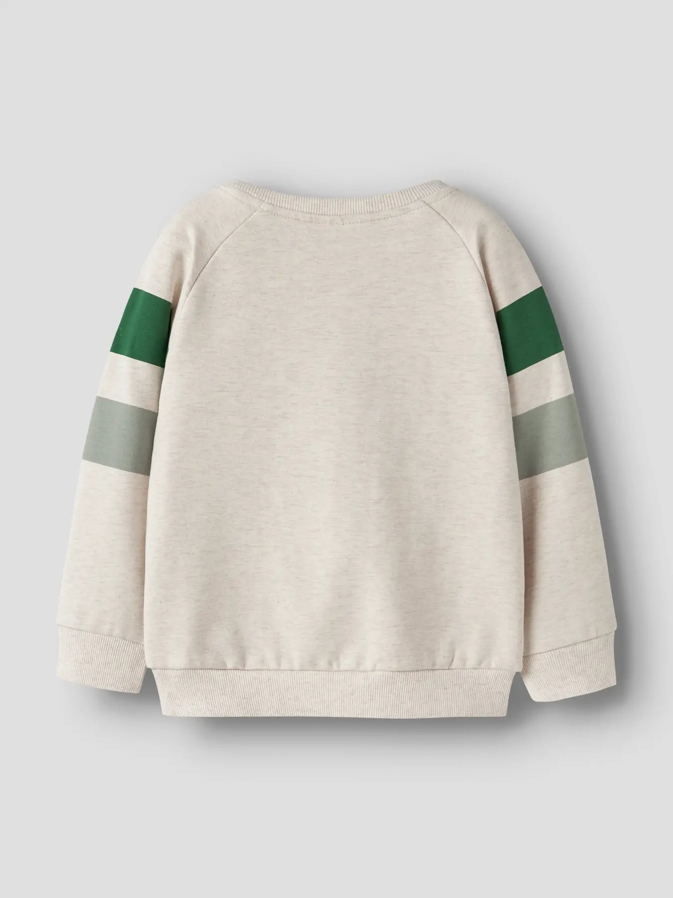 Sudadera Rayas Verde Perrito Mini