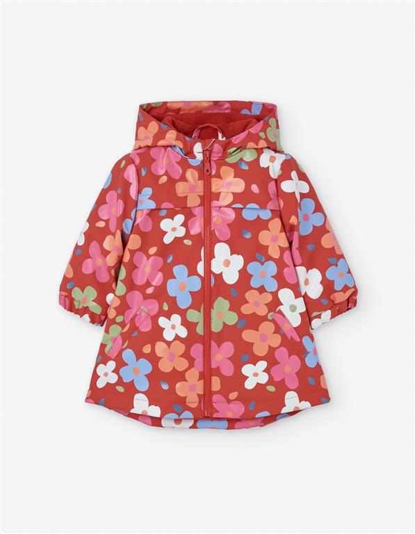 Chaqueta Floral Roja Bebé