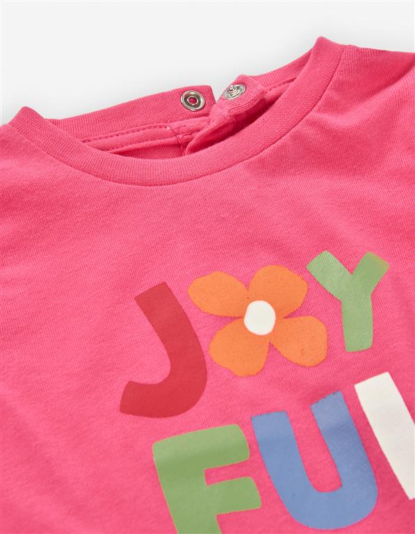 Camiseta Rosa Bebé
