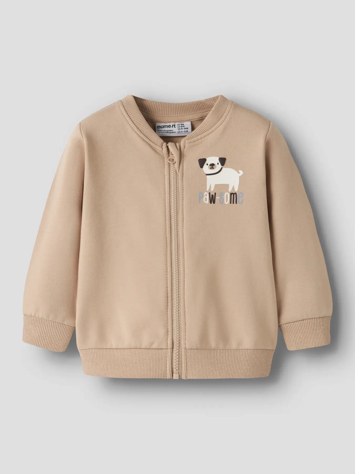 Chaqueta Perrito Beige Bebé