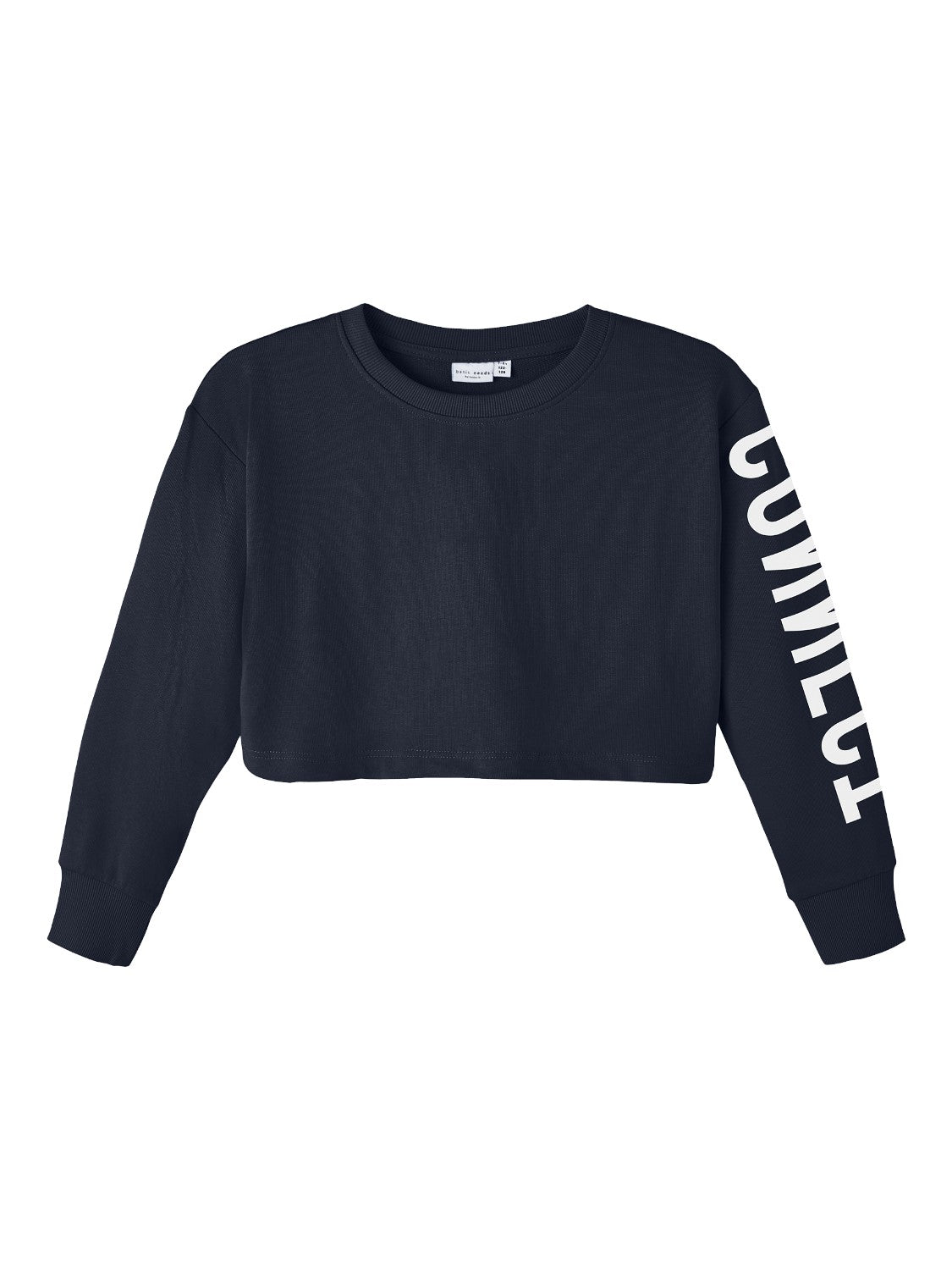 Sudadera Crop Girl Marino