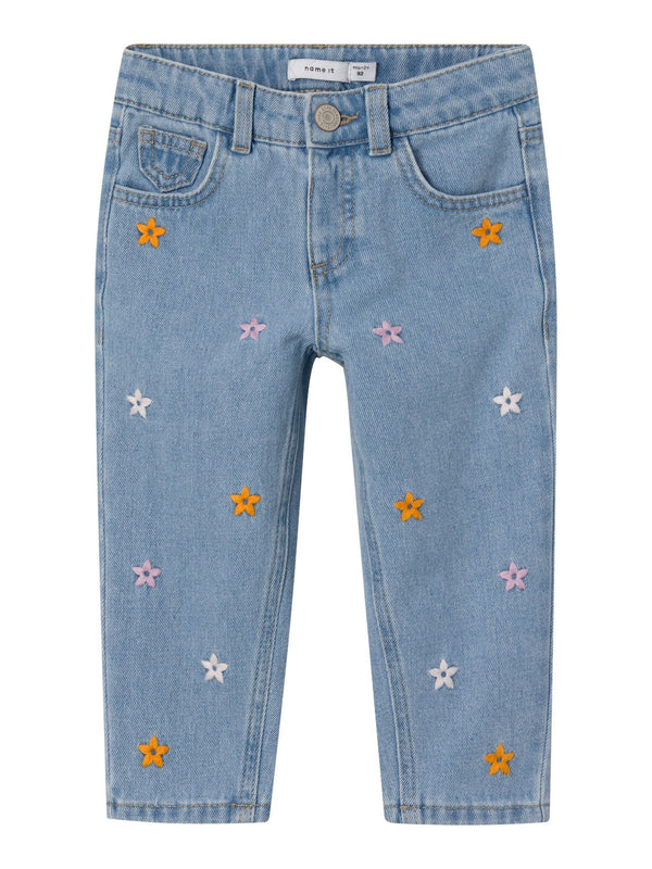 Jeans Flores Mini