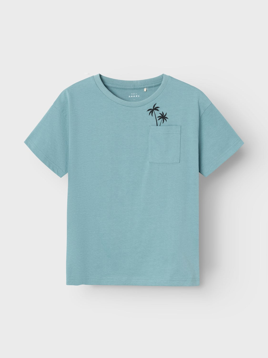 Camiseta Básica Bolsillo Palmeras