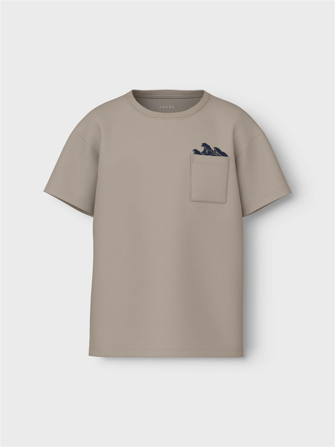 Camiseta Básica Bolsillo Ola