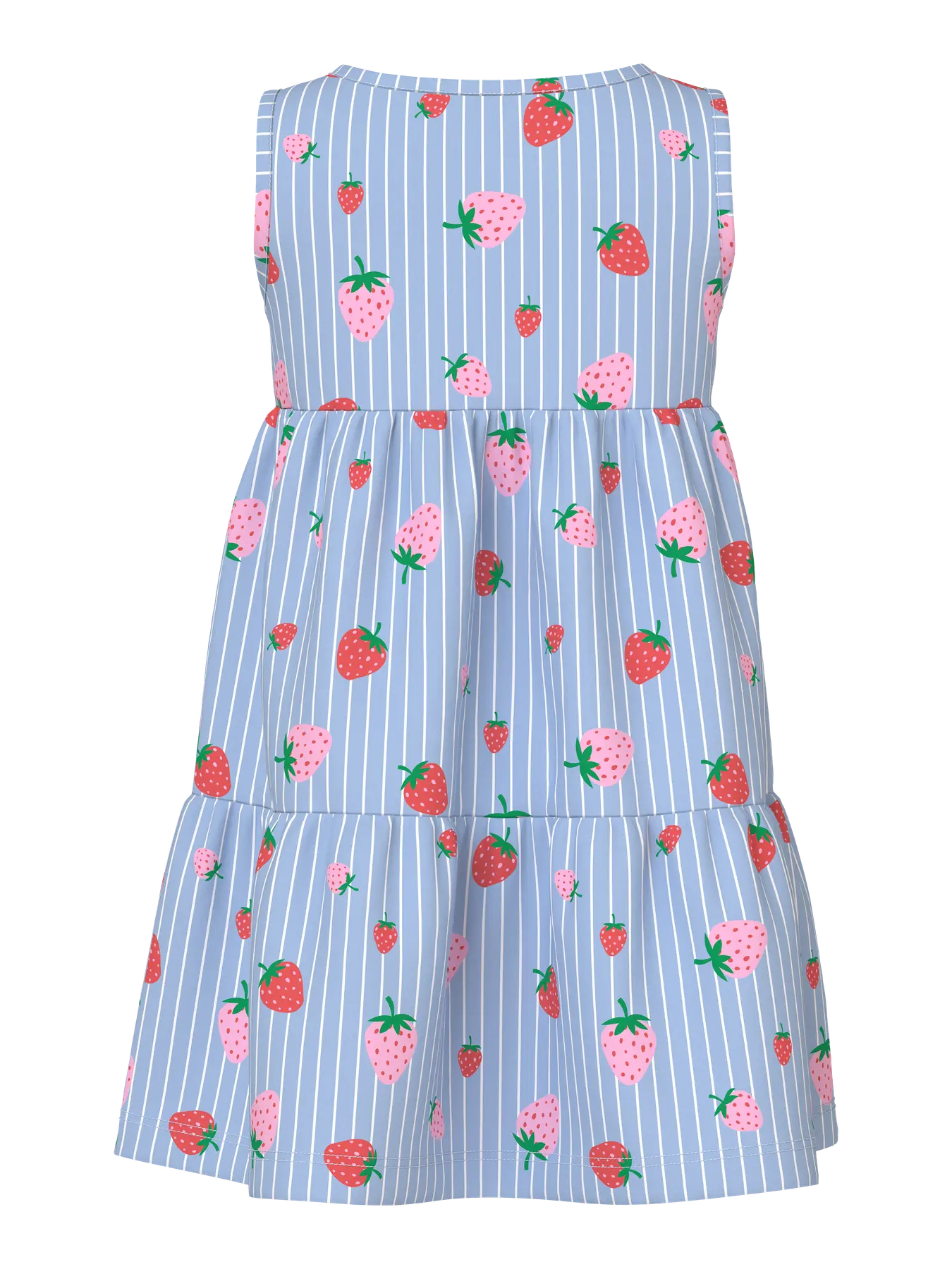 Vestido Rayas Fresas Mini