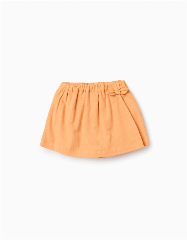 Falda Pantalón Lazo Naranja
