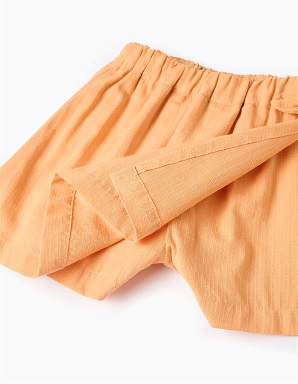 Falda Pantalón Lazo Naranja