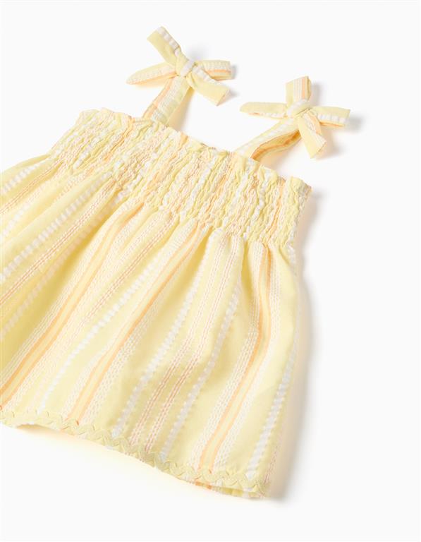 Conjunto Rayas Amarillo Bebé