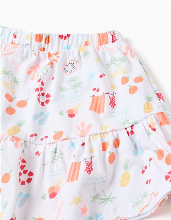 Falda Pantalón Blanca
