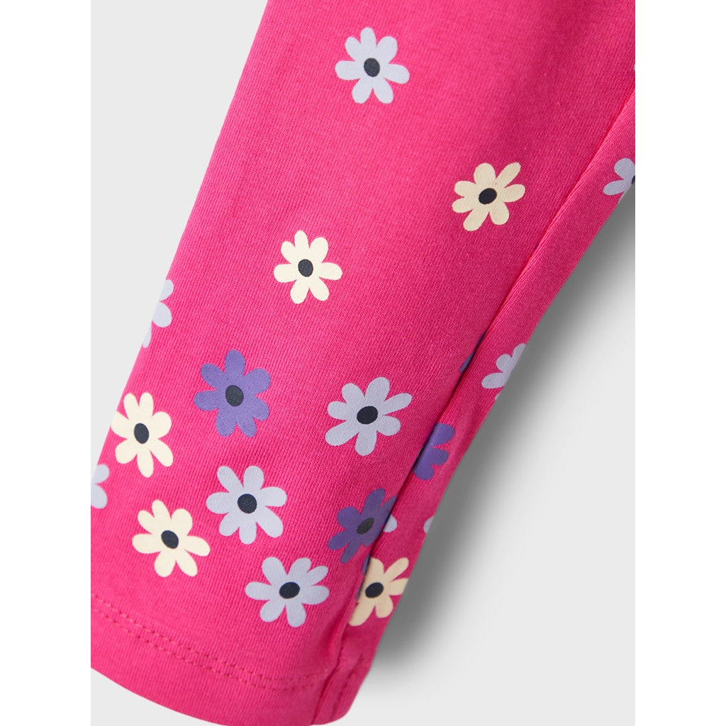 Legging Fucsia Flores