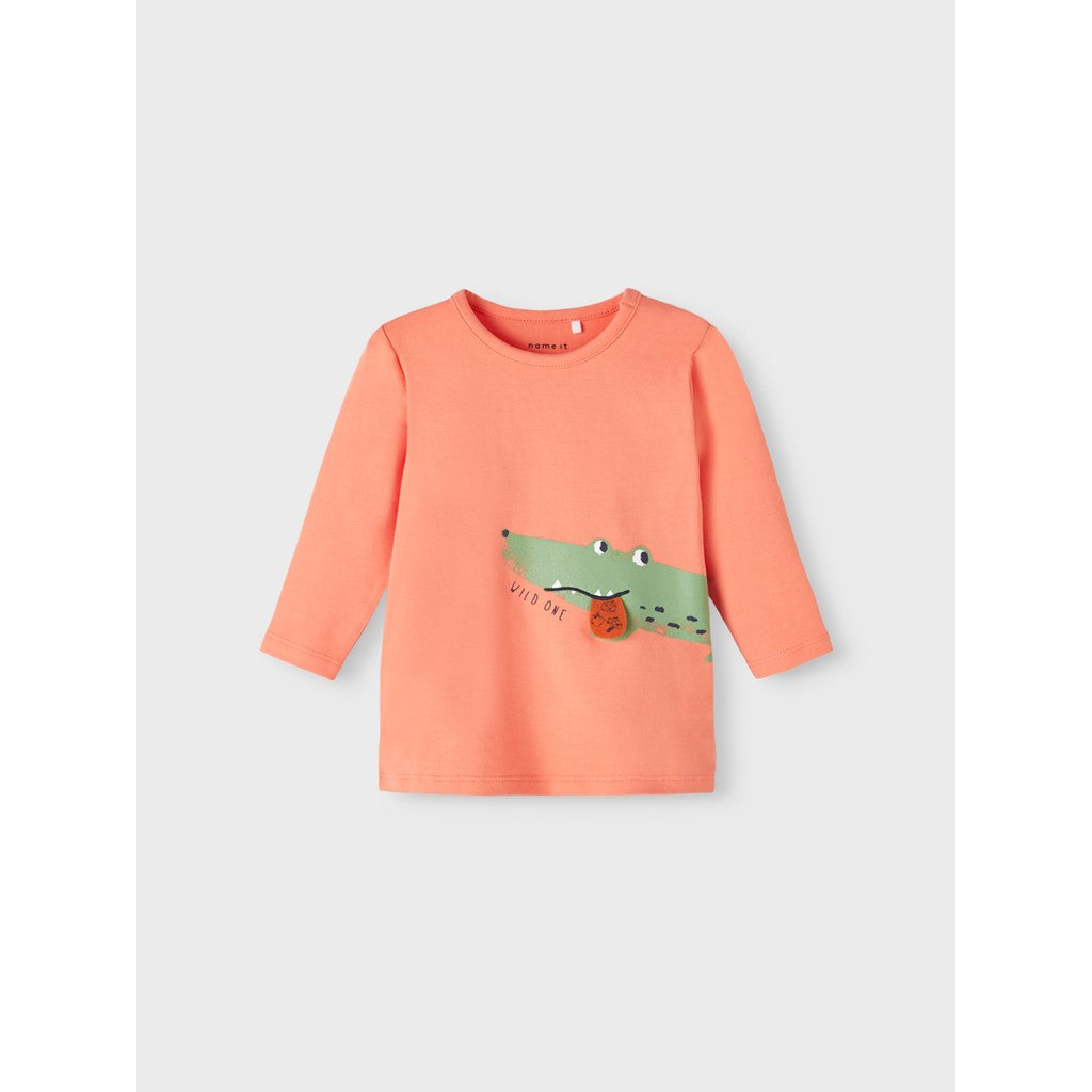 Camiseta Cocodrile Naranja