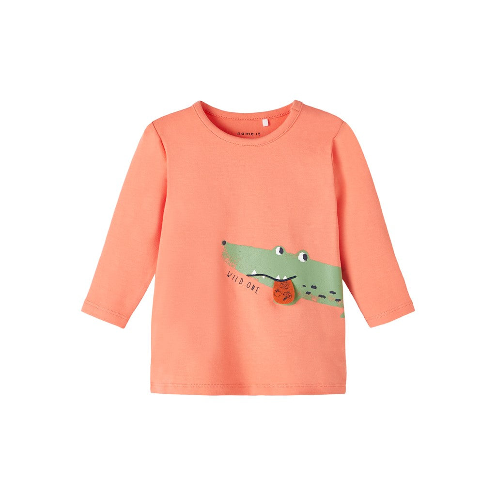 Camiseta Cocodrile Naranja