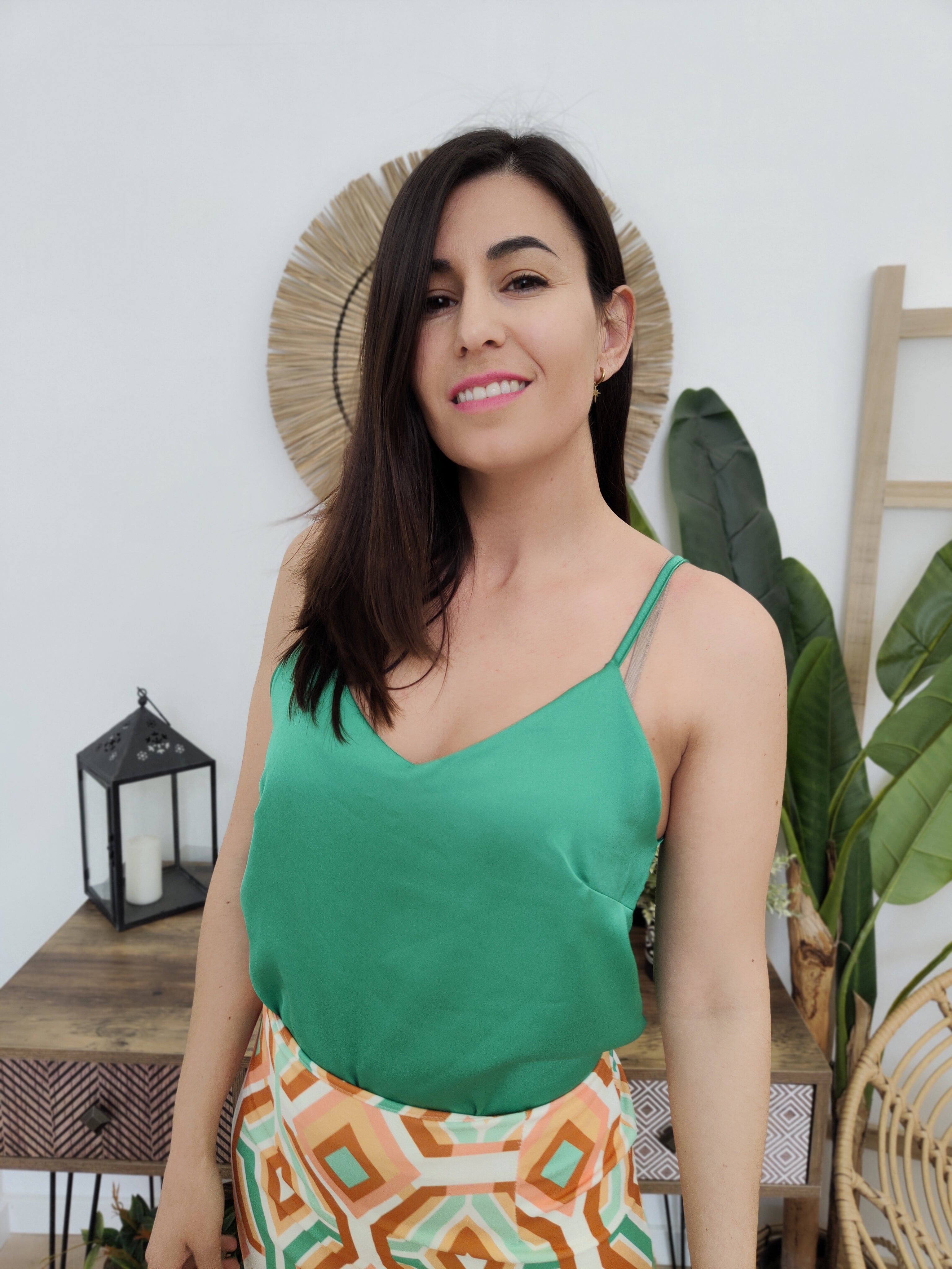 Top lencero Verde