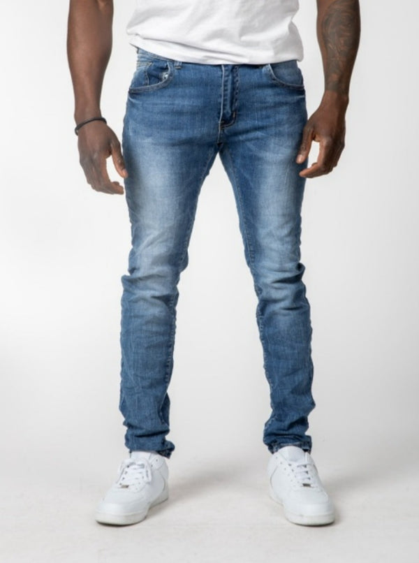 Jeans Básico Desgastado